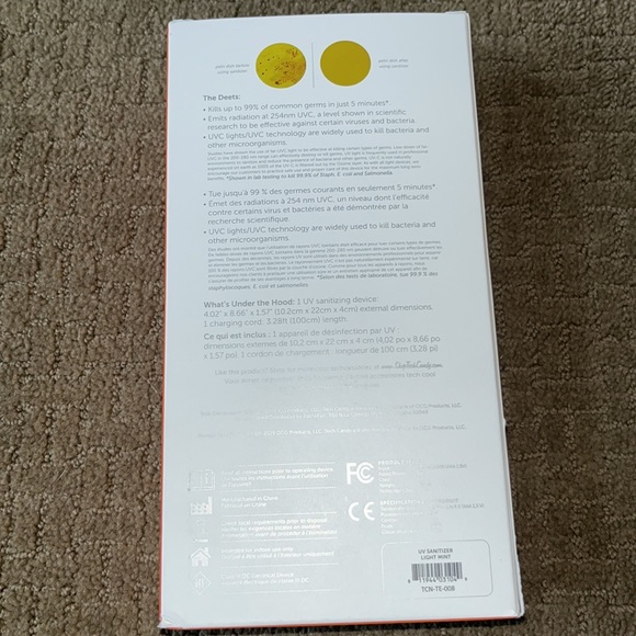 Free with purchase-UV Phone Sanitizer New In Box - Picture 2 of 4